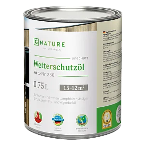 защитное масло GNATURE 280 Wetterschutzöl для дерева