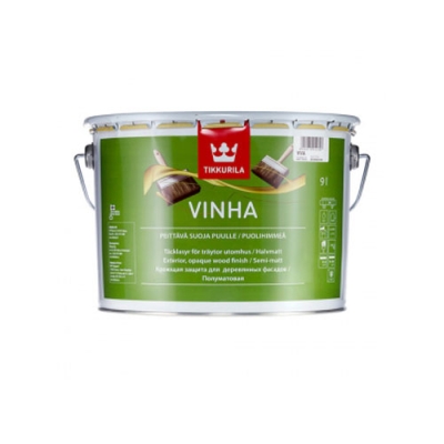 Кроющий антисептик Tikkurila VINHA VVA, 1 л, полуматовый
