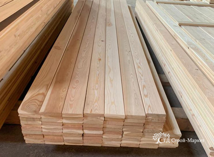 Прямой планкен Прима 4м 140×20×4000 мм сорт Прима
