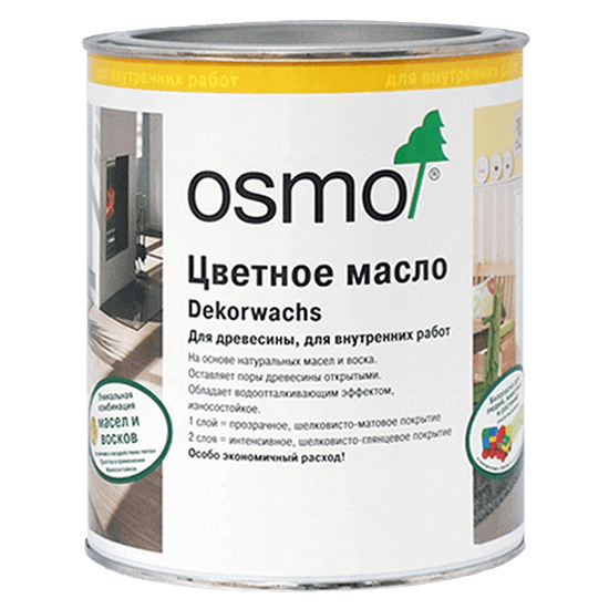 Цветнoе масло «Интенсив» OSMO Dekorwachs Intensive Töne купить в Спб